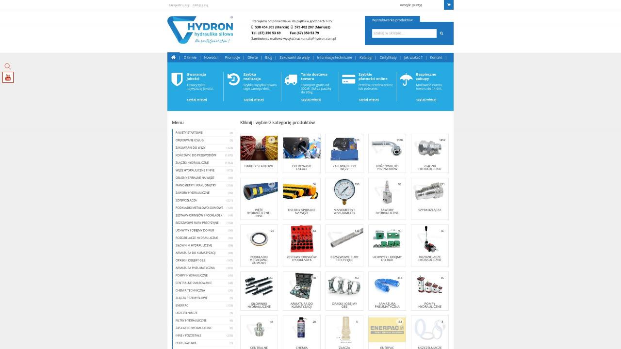 HYDRON hydraulika siłowa Mariusz Sząszor
